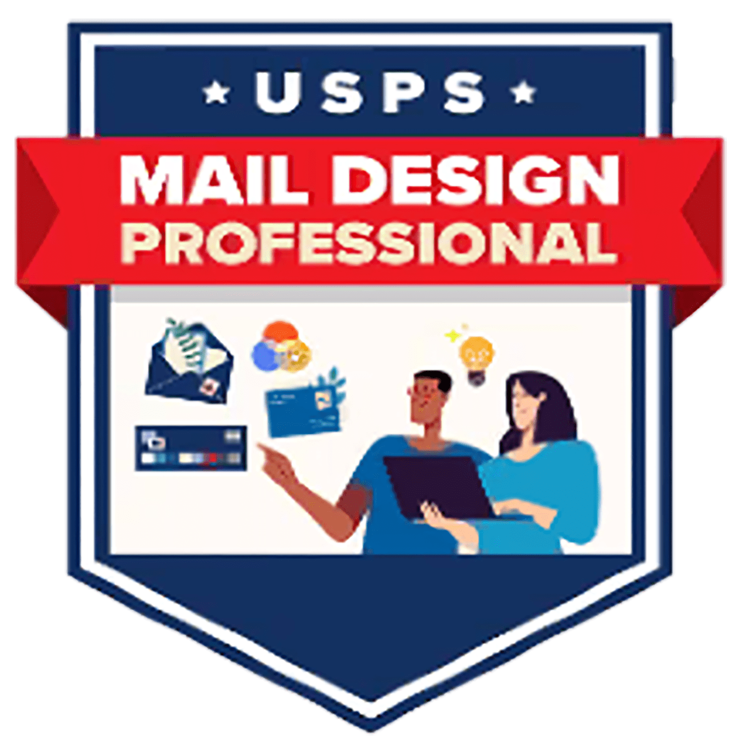 USPS Mail Design Professional Badge